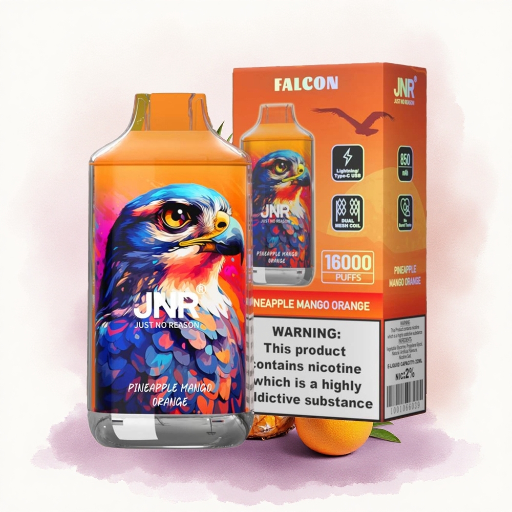 JNR Falcon 16000 Ananas Mango Portocală cu 850 mAh și Nicotină 2