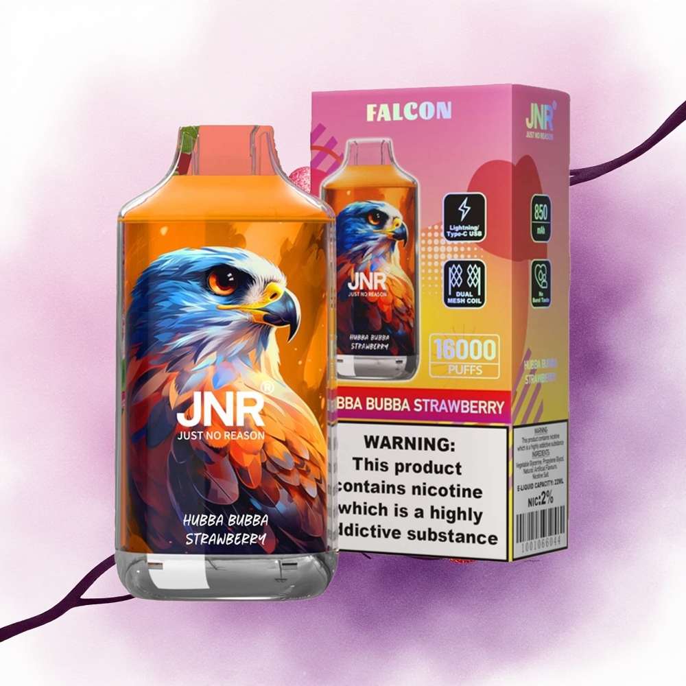 JNR Falcon 16000 Bubă Zaharoasă Căpșuni cu 22ml și 850 mAh