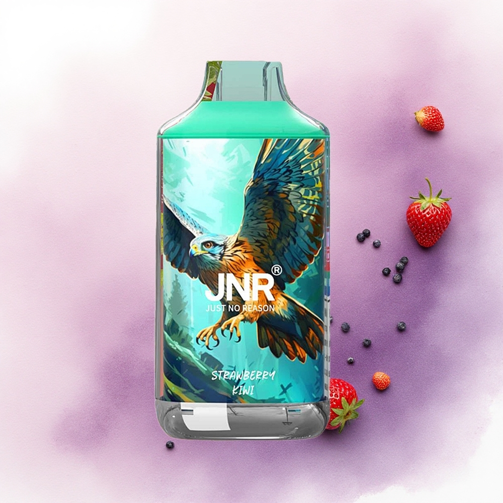 JNR Falcon 16000 Capsuni Kiwi Dual Mesh 22ml 850mAh Nicotină 0 și 2