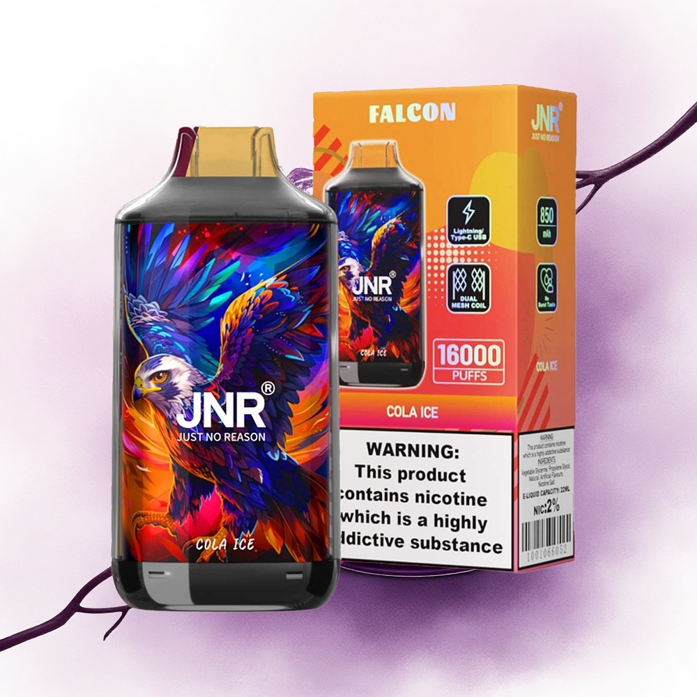 JNR Falcon 16000 Cola Gheață cu 22ml și 2 Nicotină