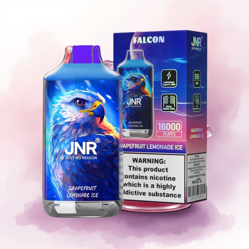 JNR Falcon 16000 Limonadă de Grapefruit cu Gheață și 22ml E-lichid 850 mAh Nicotină 02