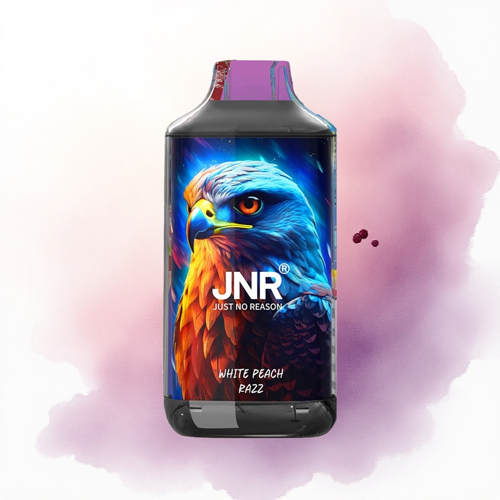 JNR Falcon 16000 Piersică Albă Zmeură cu 22ml și Nicotină 2