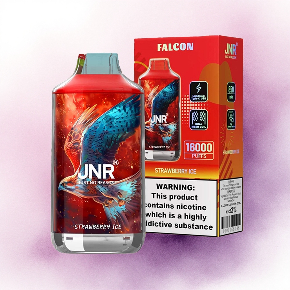 JNR Falcon 16000 Înghețată de Căpșuni cu 22ml și 850 mAh