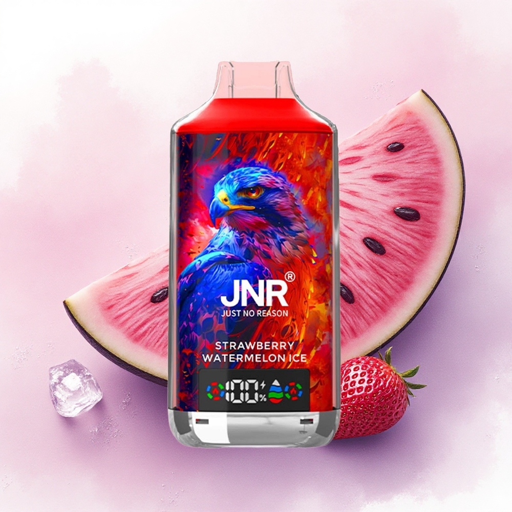 JNR Falcon X 18000 Capsuni Pepene Gheata cu Dual Mesh Coil și 750mAh