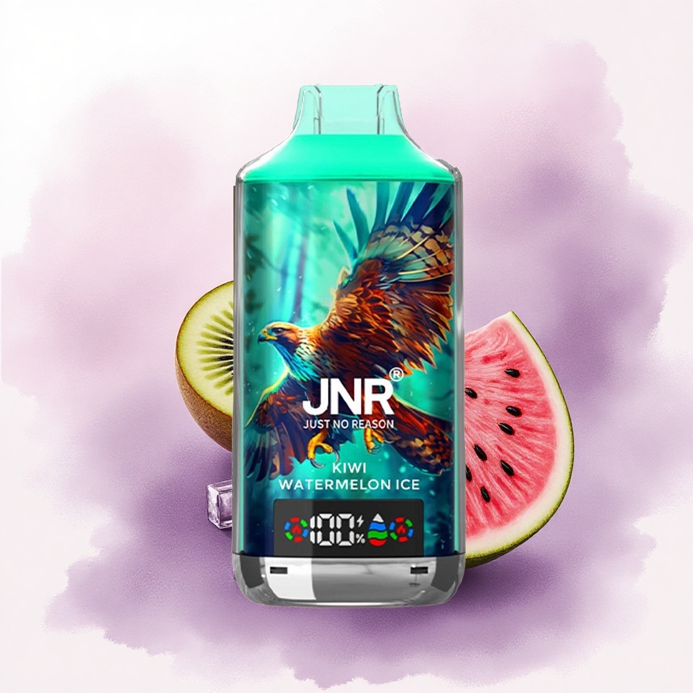 JNR Falcon X 18000 Kiwi Pepene Gheață cu Nicotină 5 și Baterie 750mAh