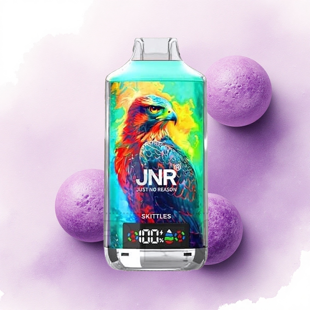 JNR Falcon X 18000 Skittles Falcon X 750mAh 24ml Dual Mesh Coil Tip C Nicotină 0 2 5