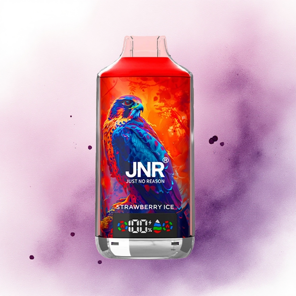 JNR Falcon X 18000 Înghețată de Căpșuni Dual Mesh Coil 24ml Tip-C Nicotină 5