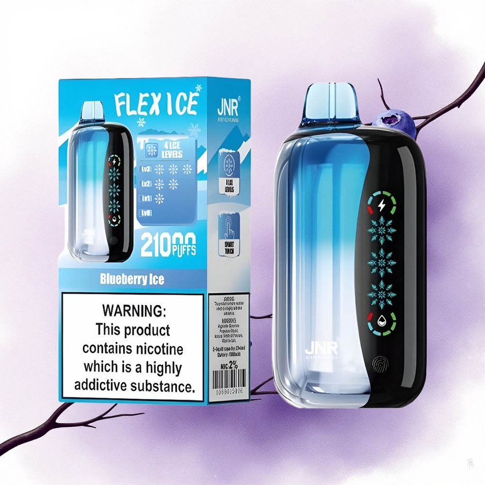 JNR Flex Ice 21000 Afine înghețate cu zmeură - Ajustabil Ice 26ml Nicotină 5
