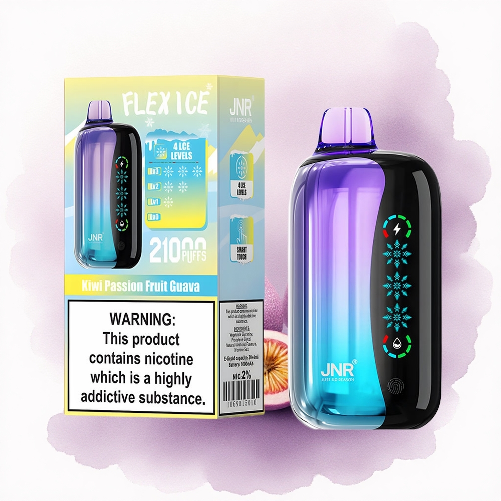 JNR Flex Ice 21000 Kiwi Mango Guava cu Ajustare Gheață și 1000mAh