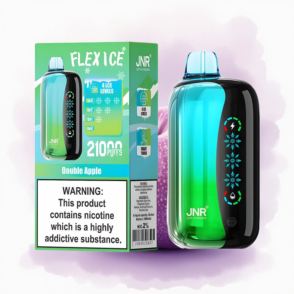 JNR Flex Ice 21000 Măr Dublu Reglabil Gheață 1000mAh Dual Mesh