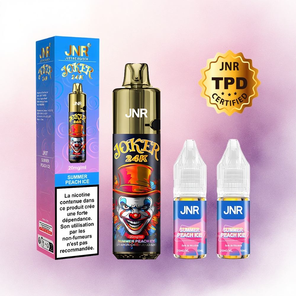 JNR Joker 24K Piersică de Vară Gheață cu 2 Nicotină și 800mAh