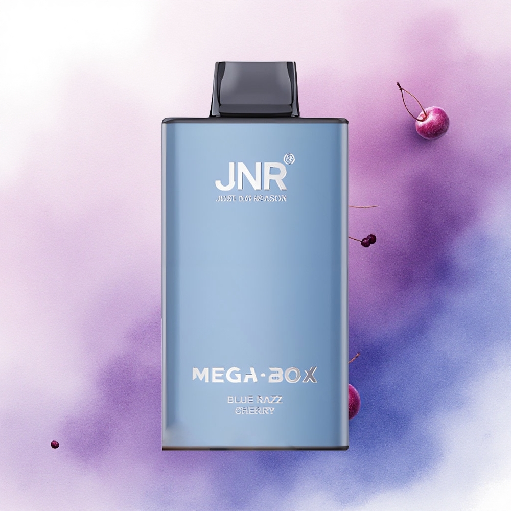 JNR Mega Box 25000 Cireșă Zmeură Albastră cu 30ml E-lichid și 850mAh