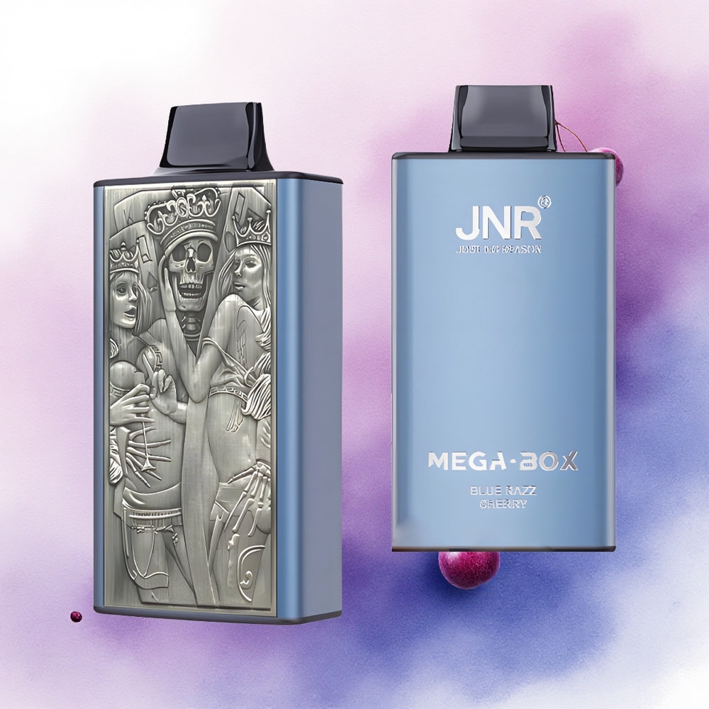 JNR Mega Box 25000 Cireșă Zmeură Albastră cu 30ml E-lichid și 850mAh