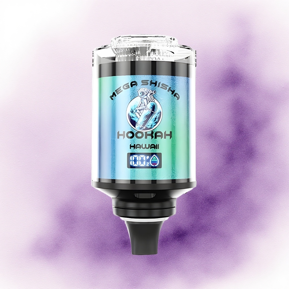JNR Mega Shisha Hookah 100K Hawaii Românesc cu 2200mAh și 2 nicotină
