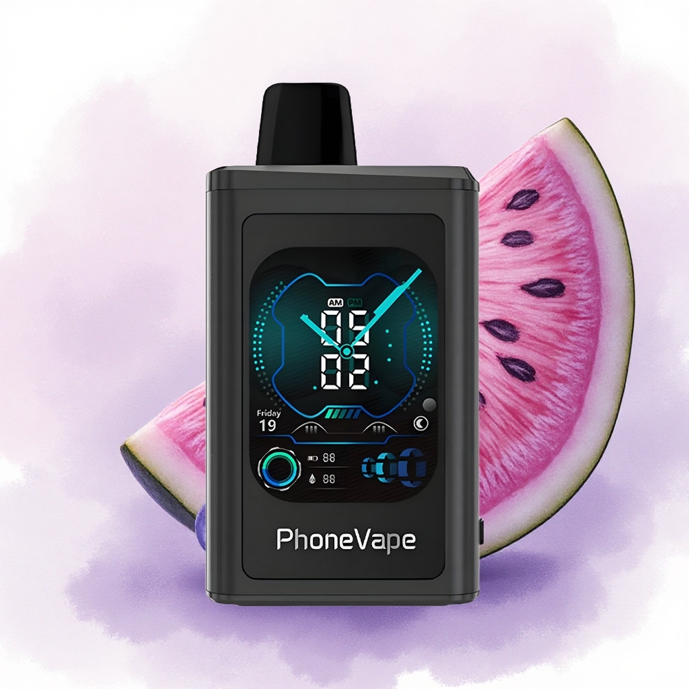 JNR PhoneVape 30000 Afine cu Capsă și Pepene Verde cu 850mAh și Nicotină 5
