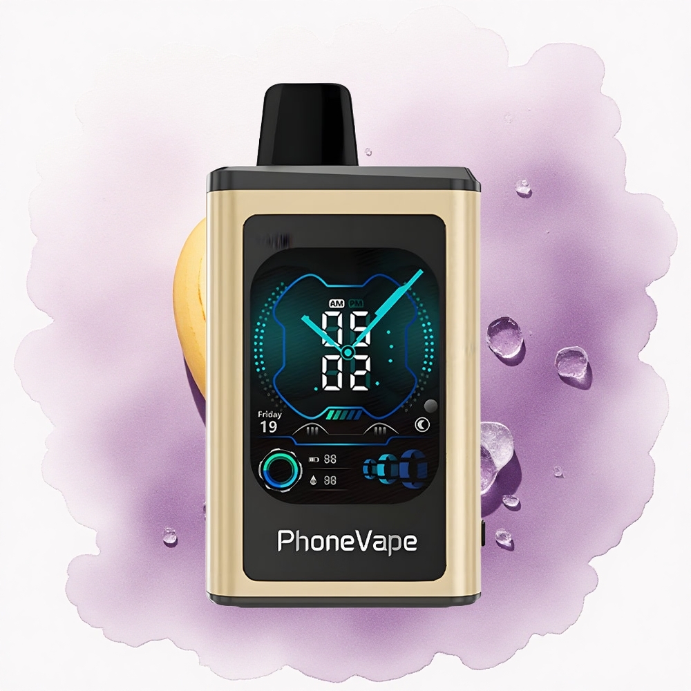 JNR PhoneVape 30000 Gheață de Banană cu 850mAh și Nicotină 25
