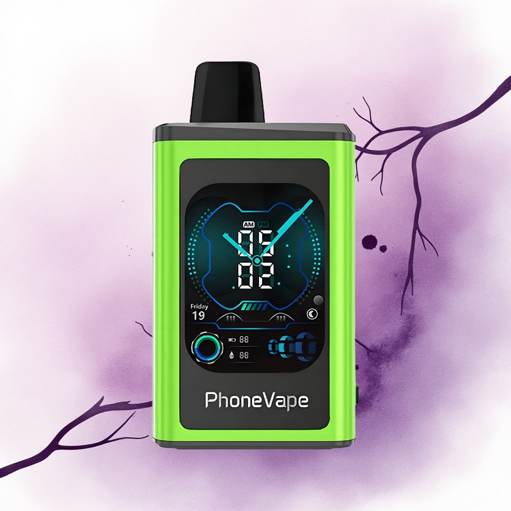 JNR PhoneVape 30000 Măr Acidulat Gheață cu 850mAh și Nicotină 25