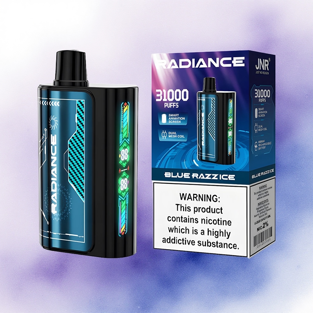 JNR Radiance 31000 Afinează Zăpadă Afină cu Nicotină 2 și Baterie 950 mAh