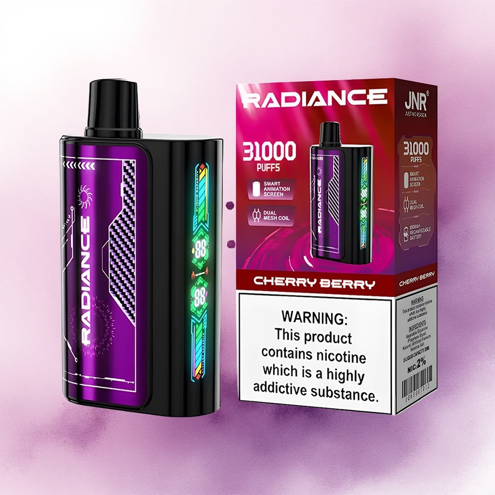 JNR Radiance 31000 Cireașa Băutoare cu 950 mAh și 2 Nicotină