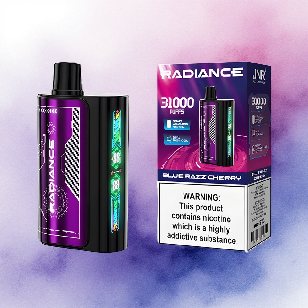 JNR Radiance 31000 Cireșă Afină Albastră cu 950 mAh și 2 Nicotină
