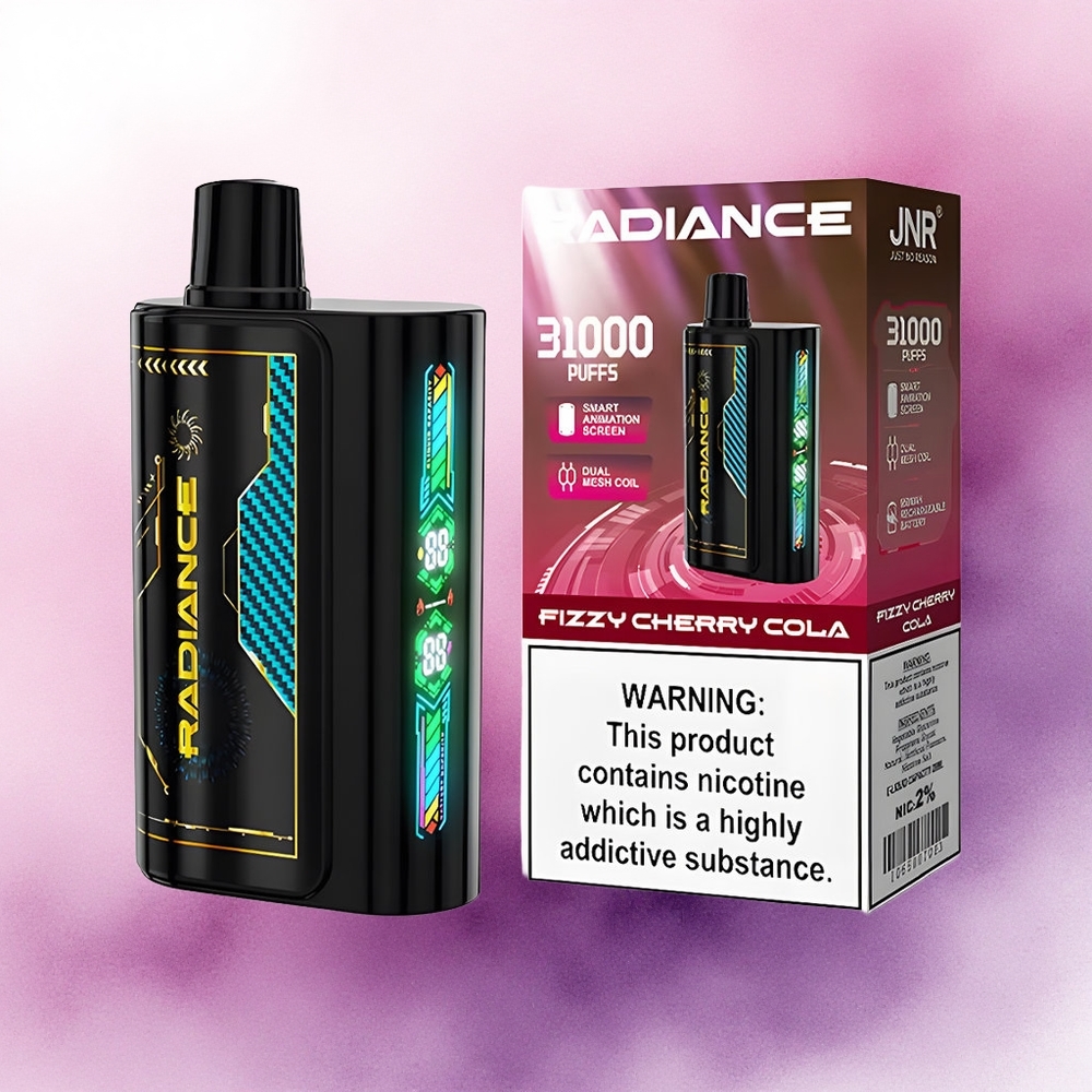 JNR Radiance 31000 Cola Cireșe Frizantă cu 2 Nicotină și 950 mAh