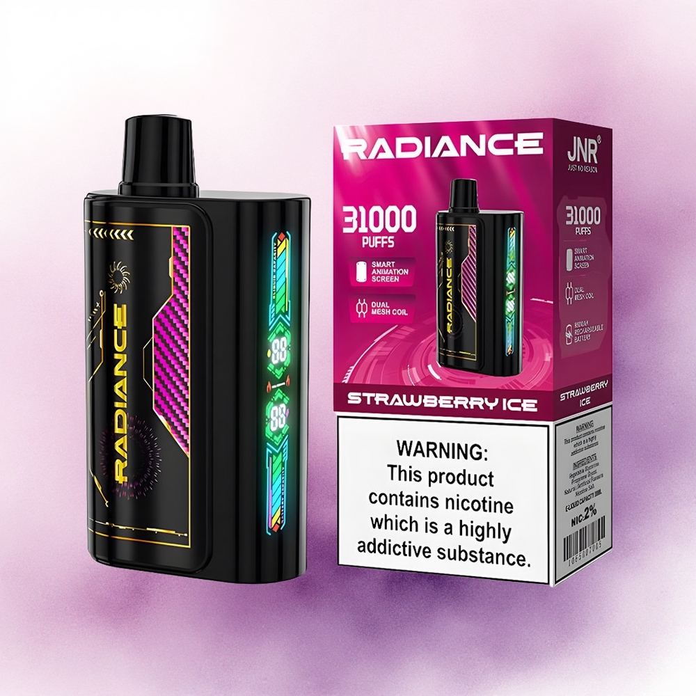 JNR Radiance 31000 Înghețată de Căpșuni cu 28ml E-lichid și 950 mAh