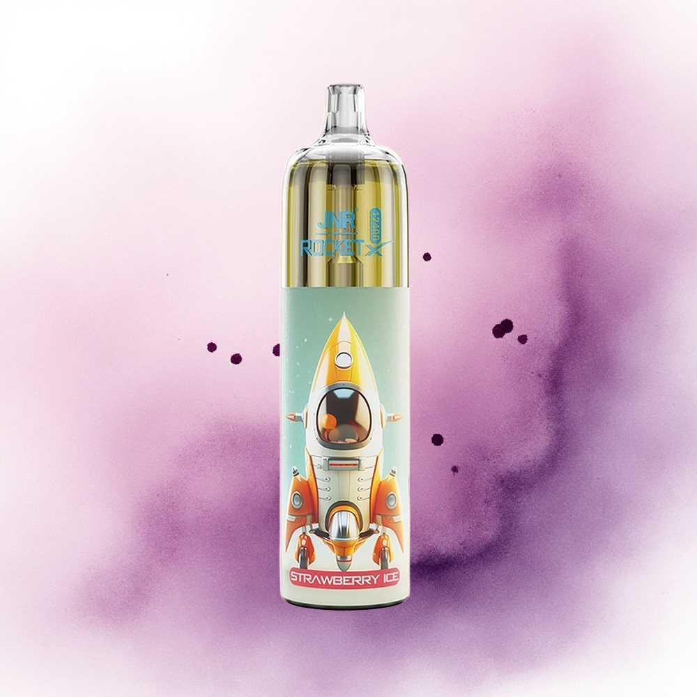 JNR Rocket-X 12400 Înghețată de Căpșuni cu Coil Mesh 12ohm și Baterie 850mAh