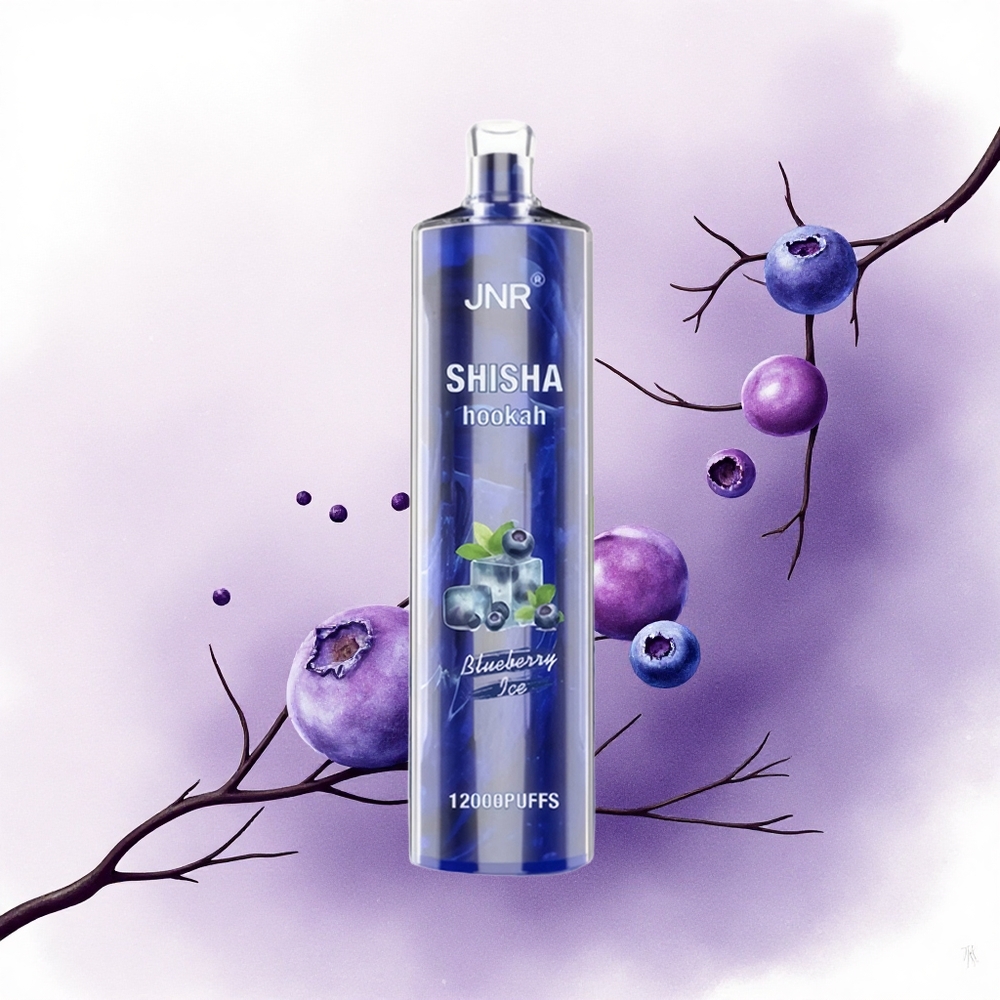 JNR Shisha Hookah 12000 Afine Înghețate 750mAh 06Ohm