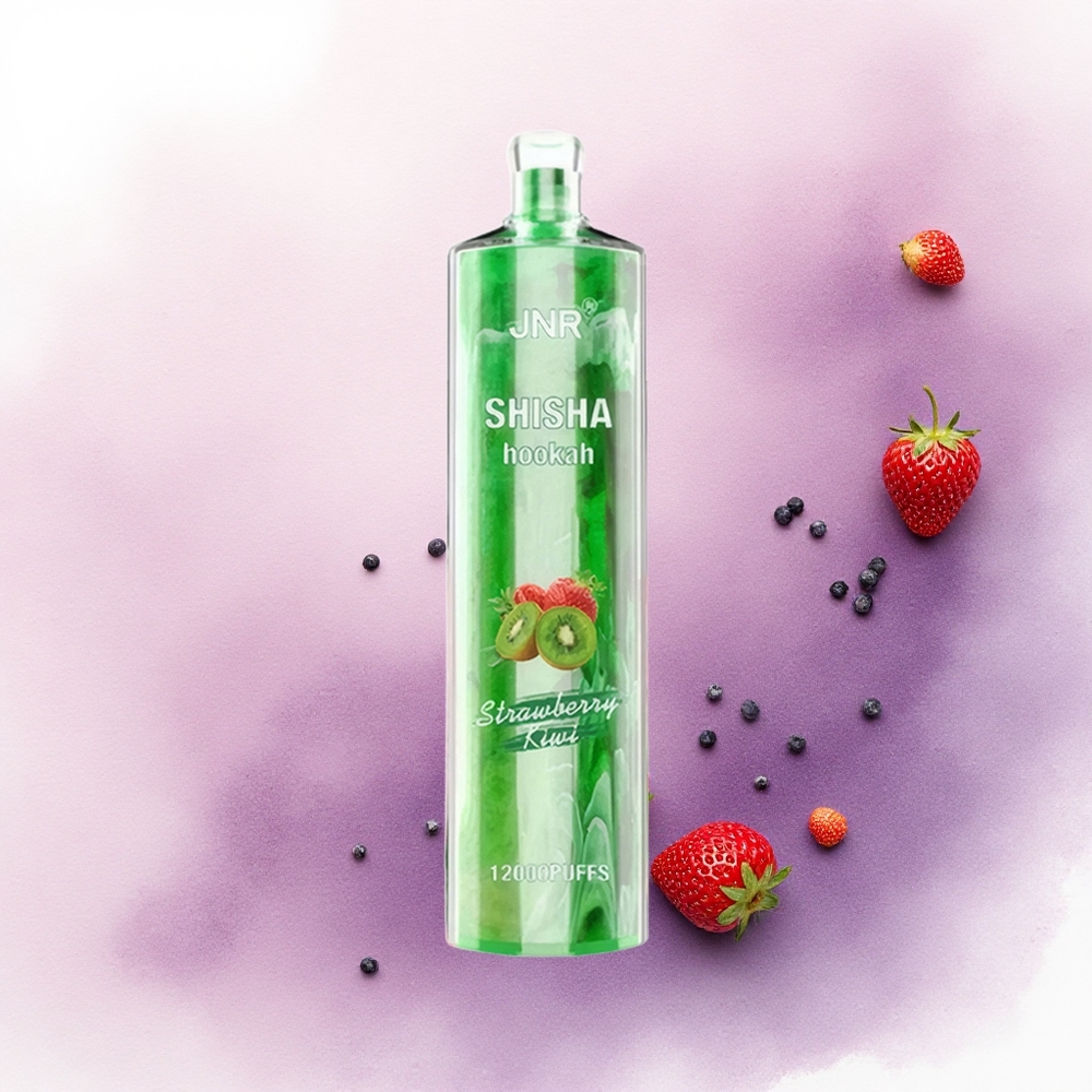 JNR Shisha Hookah 12000 Căpșuni Kiwi 750mAh 24ml 0 Nicotină