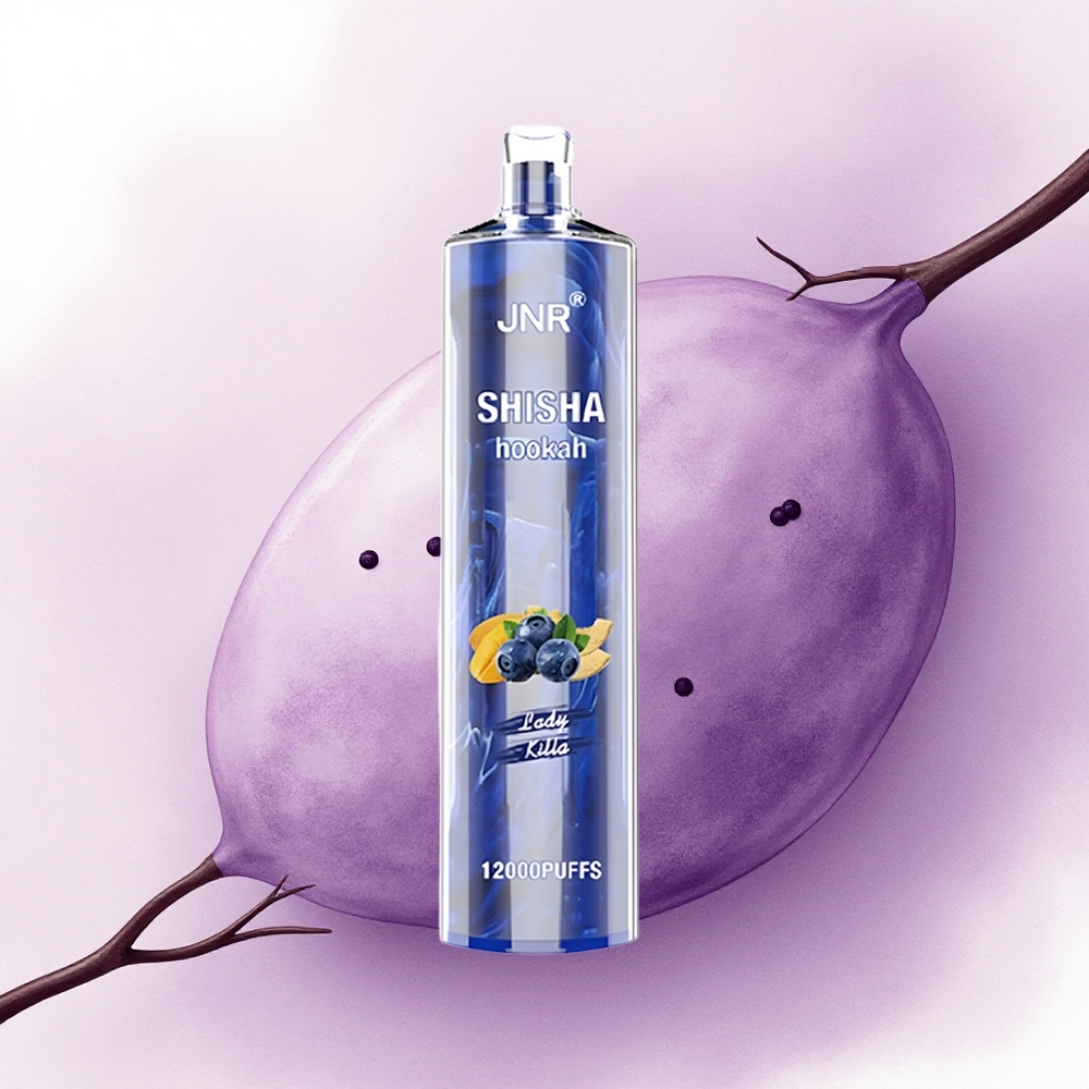 JNR Shisha Hookah 12000 Doamnă Ucigașă cu 24ml și 750mAh