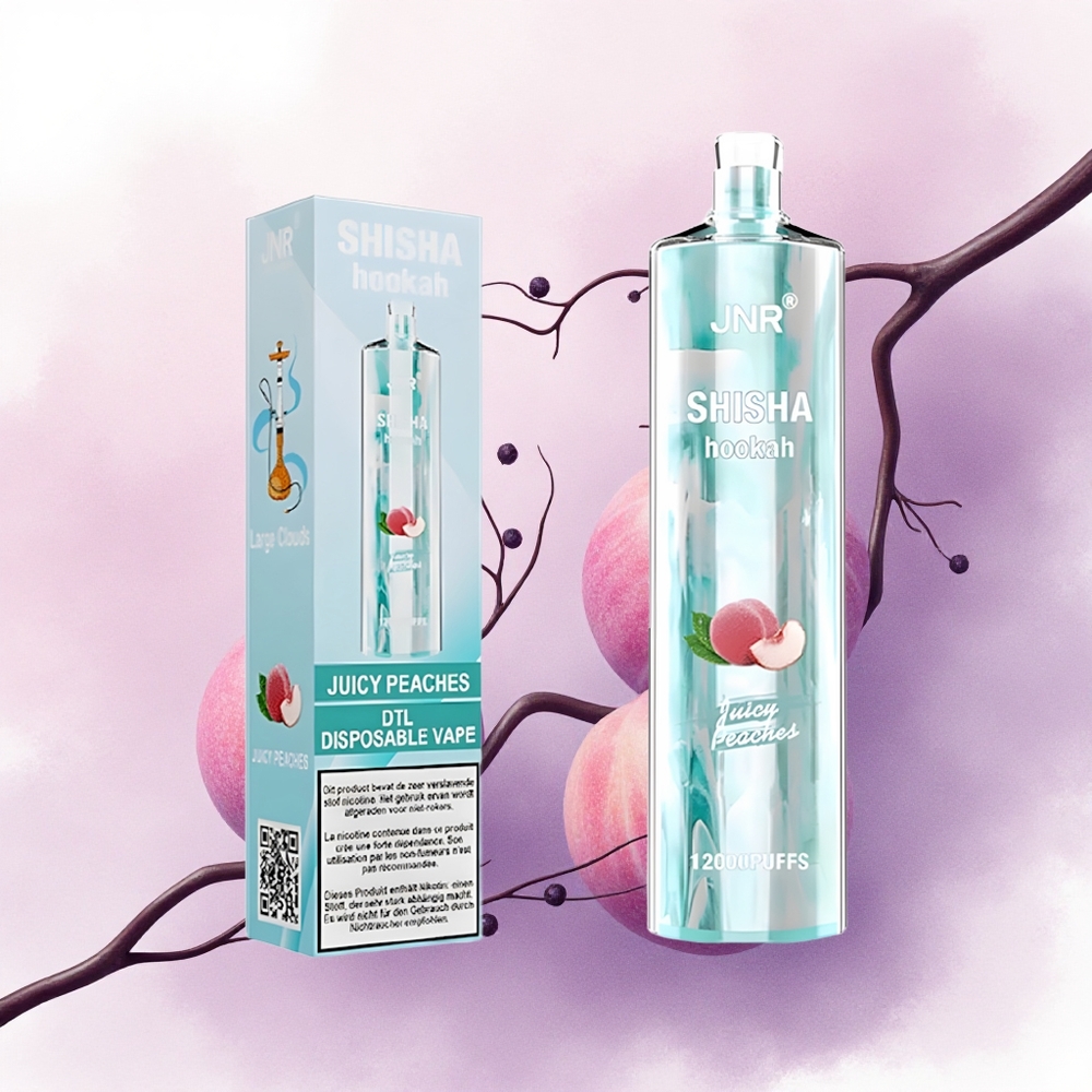 JNR Shisha Hookah 12000 Piersici Suculente 750mAh 24ml Nicotină 2