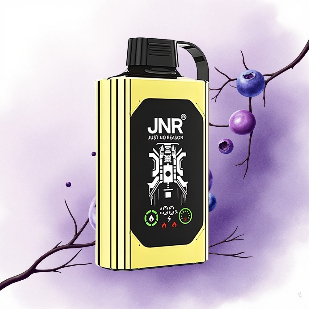 JNR Shisha Hookah Box 20500 Afine de Mure Gheață cu Dual Mesh Coil și 25ml
