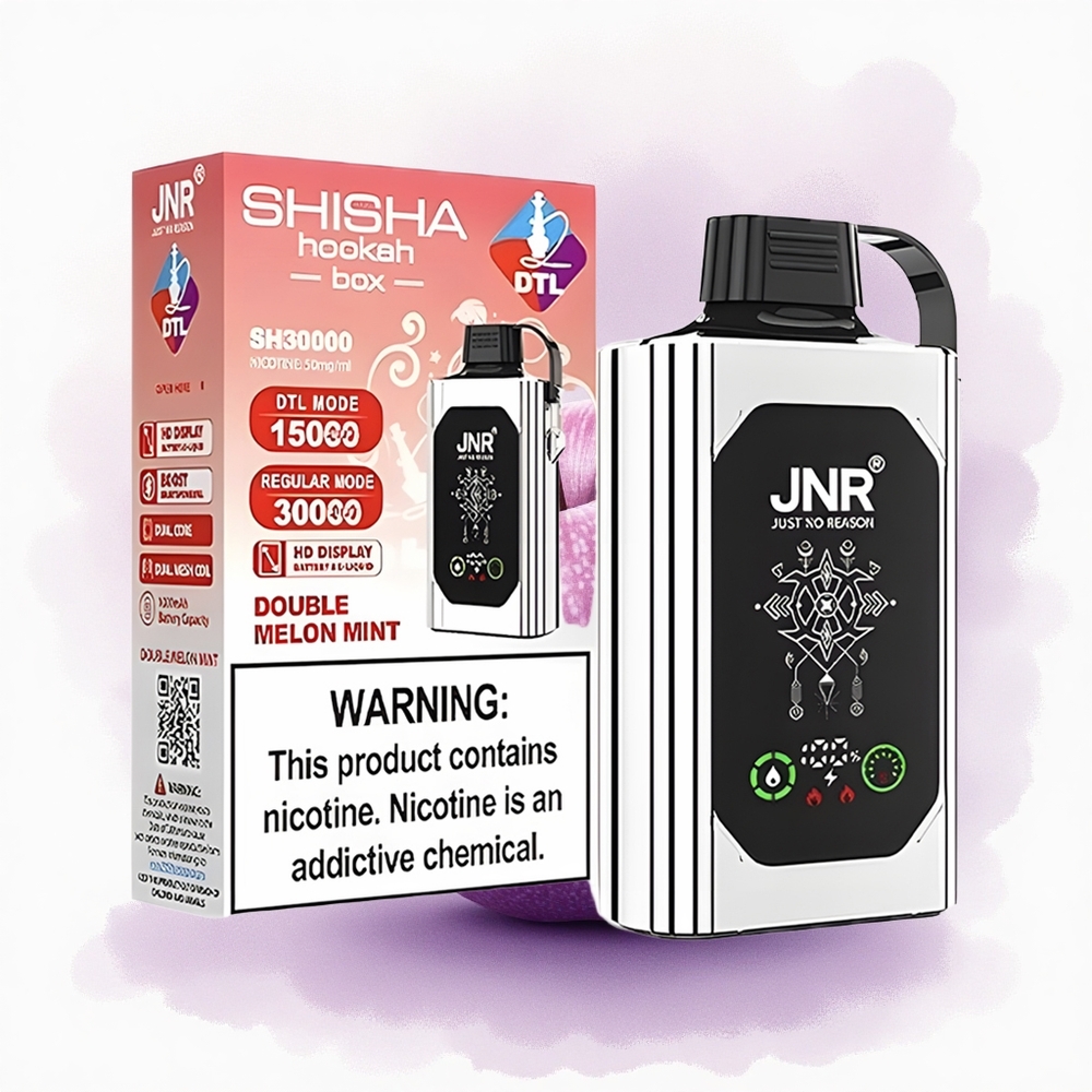 JNR Shisha Hookah Box 20500 Măr Dublu cu 25ml Lichid și 1000mAh