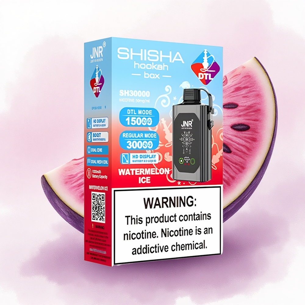 JNR Shisha Hookah Box 20500 Pepene Ghețuș 25ml 1000mAh Nicotină 2