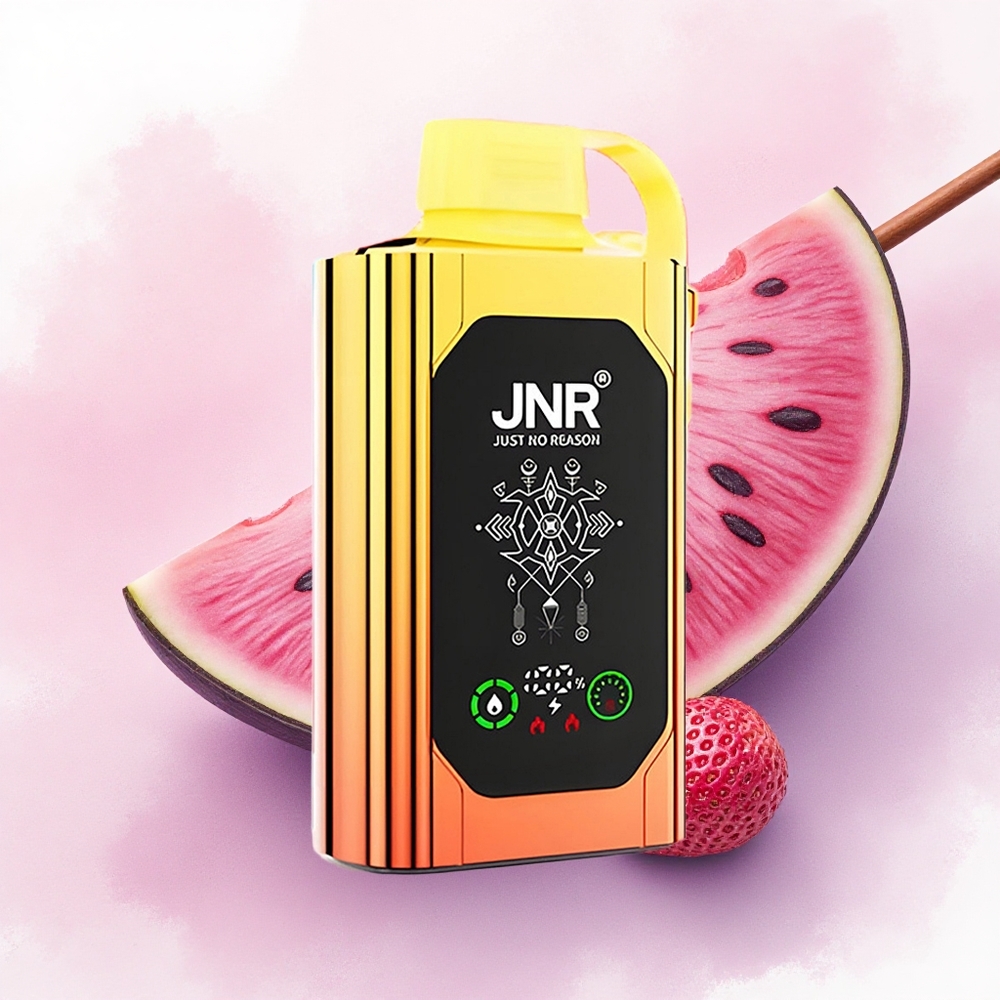 JNR Shisha Hookah Box 20500 Pepene Roșu căpșună gumă cu bule 1000mAh 25ml Dual Mesh Coil Tip-C Nicotină 0 2 5