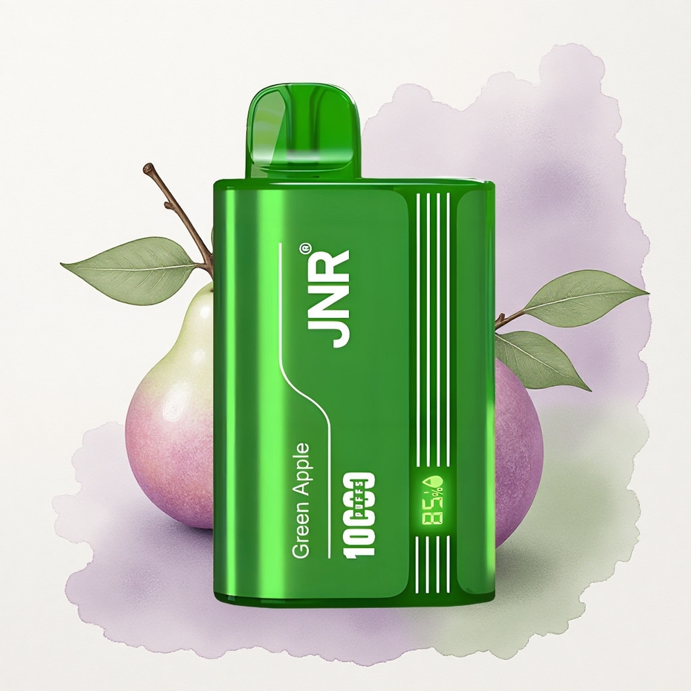 JNR Tank 10000 Măr Verde Piersică Pară cu Afișaj Digital și Dual Mesh Coil