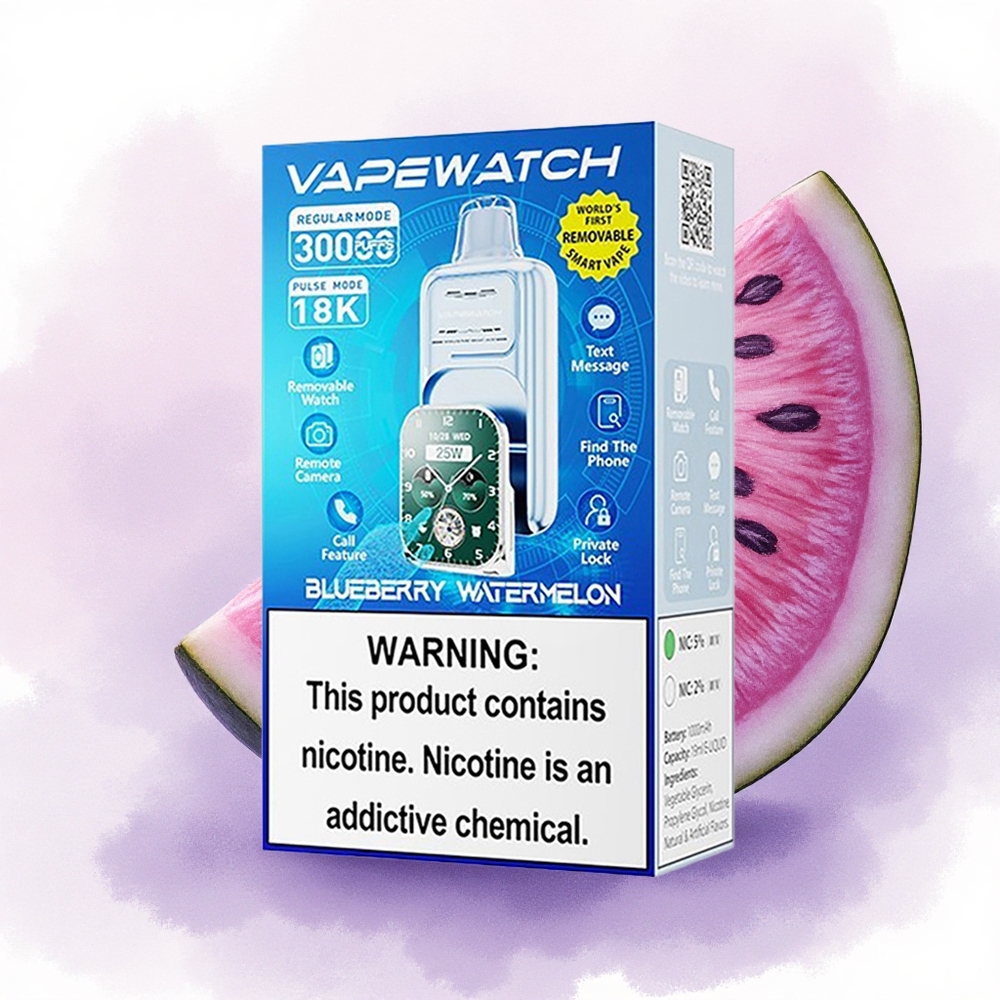 JNR VapeWatch 30000 Afine Dulci-Watermelon 1000mAh Dual Mesh