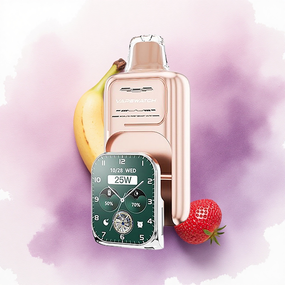 JNR VapeWatch 30000 Căpșună Banană 1000mAh 19mL Nicotină 5