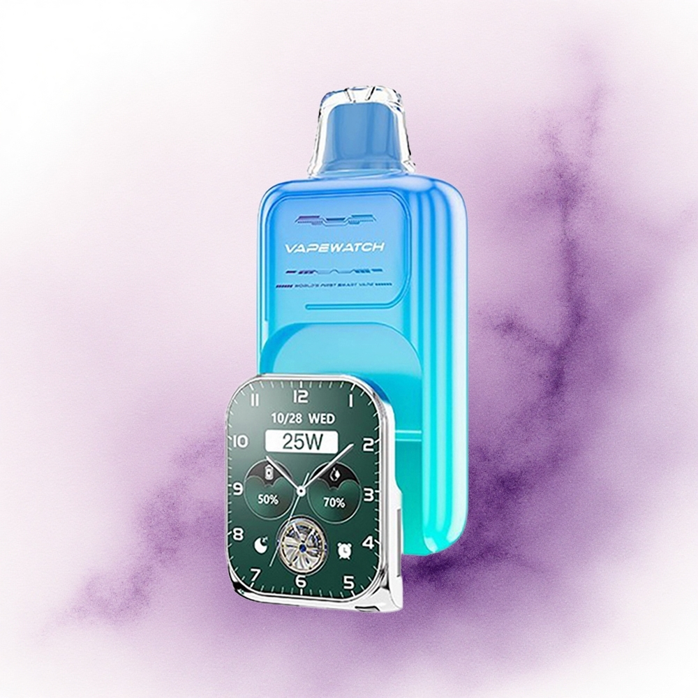 JNR VapeWatch 30000 Măr Acru Gheață cu 5 Nicotină și 1000mAh