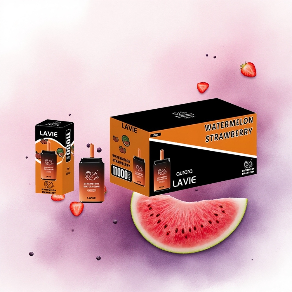 Lavie Aurora 11000 Puffs Căpșună Pepene Verde 22ML 650mAh