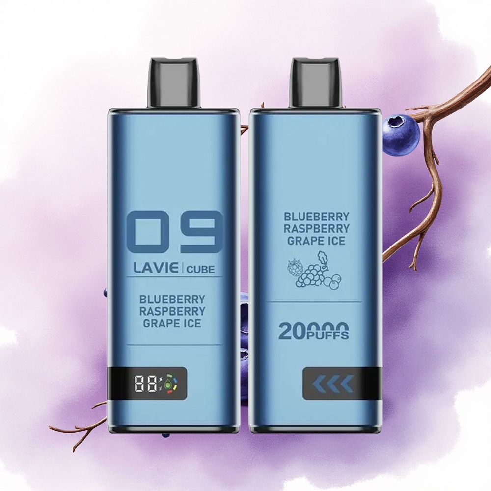Lavie Cube 20000 Puffs Afine Zmeură Strugure Gheață 5 Nicotină 600mAh
