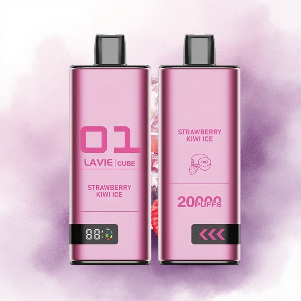 Lavie Cube 20000 Puffs Capsună Kiwi Gheață cu Nicotină 5 și 600mAh