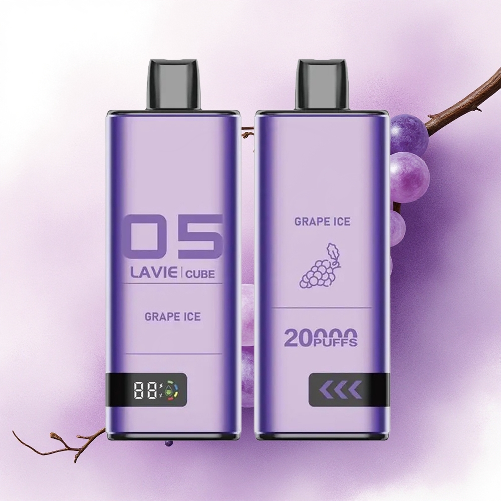 Lavie Cube 20000 Puffs Gheață de Struguri 600mAh 28ML