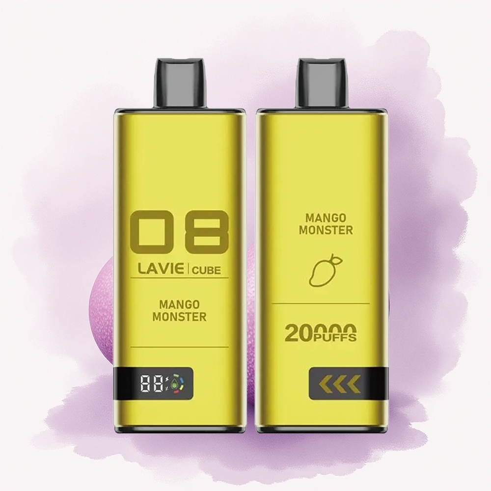 Lavie Cube 20000 Puffs Monstru Mango cu Nicotină 5 și 600mAh
