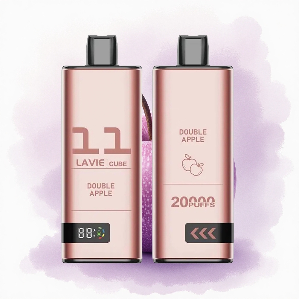 Lavie Cube 20000 Puffs Măr Dublu 600mAh 5 Nicotină