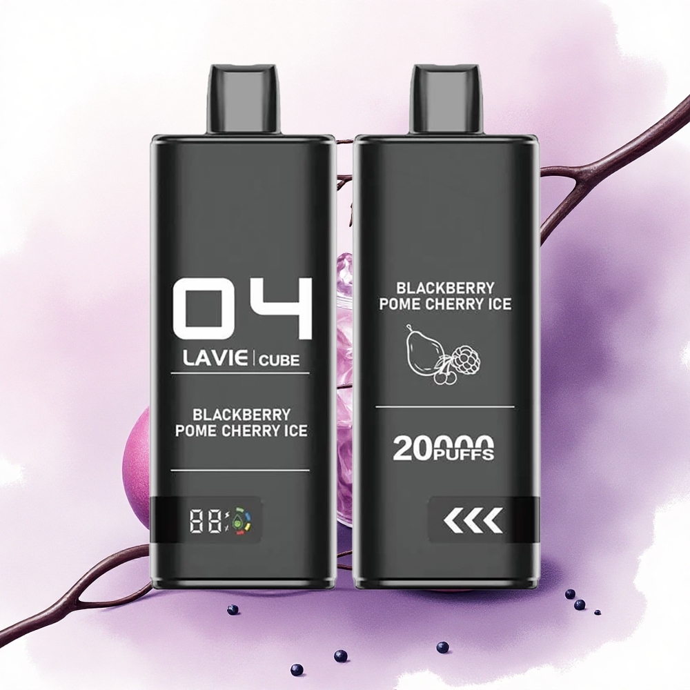 Lavie Cube 20000 Puffs Mărul Negru Cireșă Gheață 600mAh Tip C