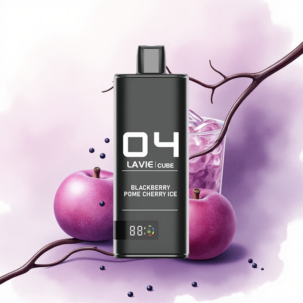 Lavie Cube 20000 Puffs Mărul Negru Cireșă Gheață 600mAh Tip C
