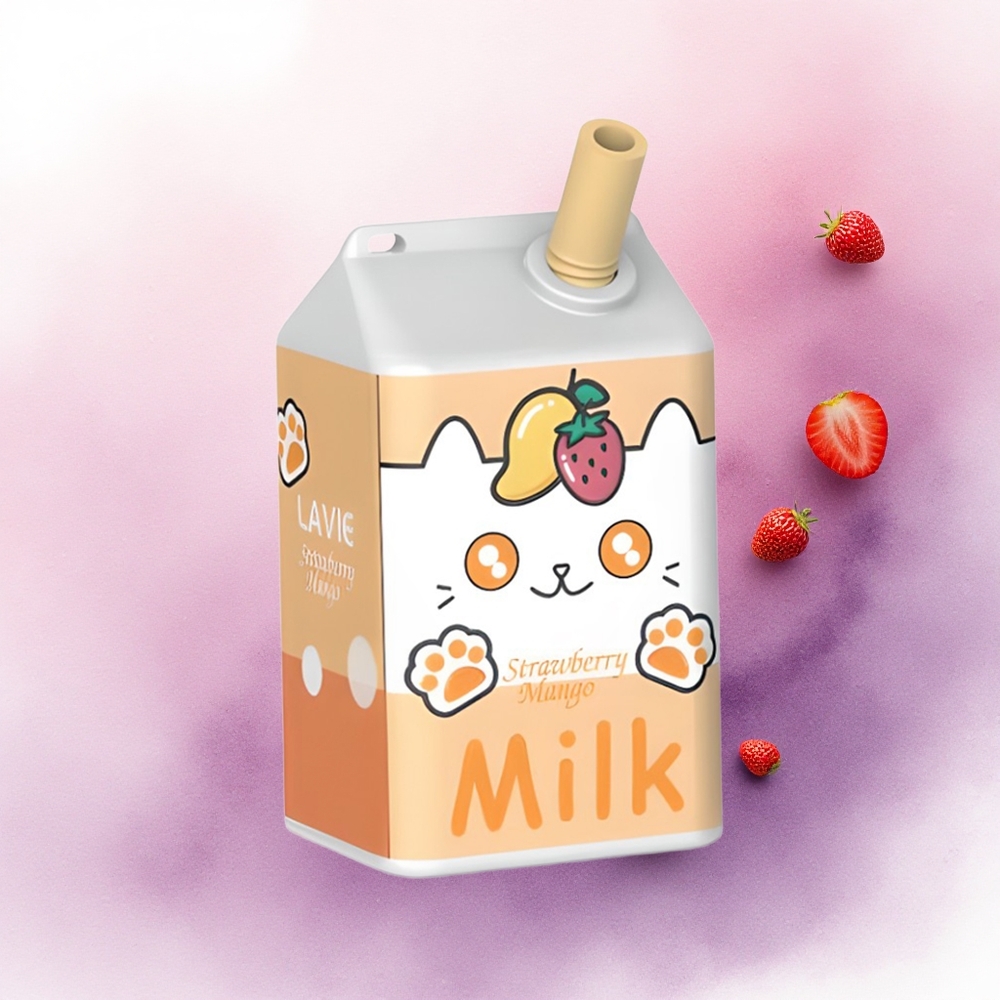 Lavie Milk 7000 Puffs Căpșuni Mango 16ML 600mAh