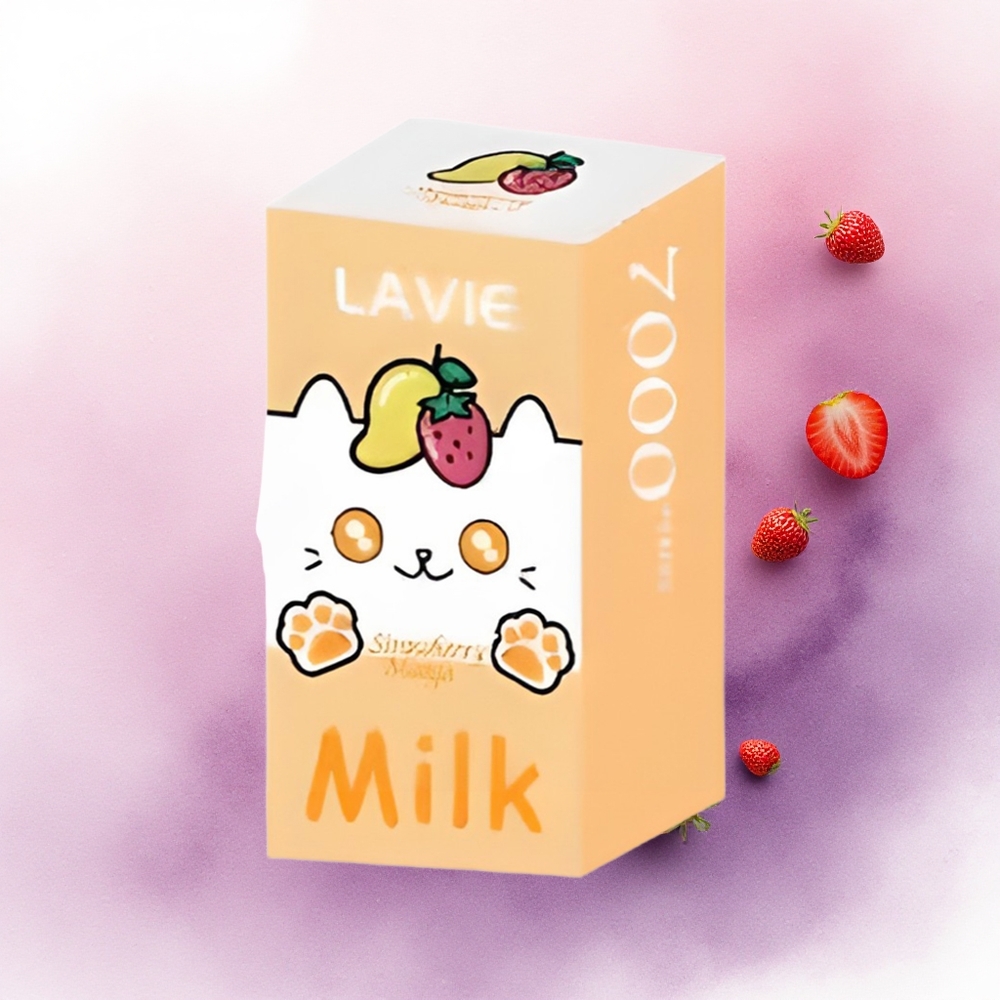 Lavie Milk 7000 Puffs Căpșuni Mango 16ML 600mAh