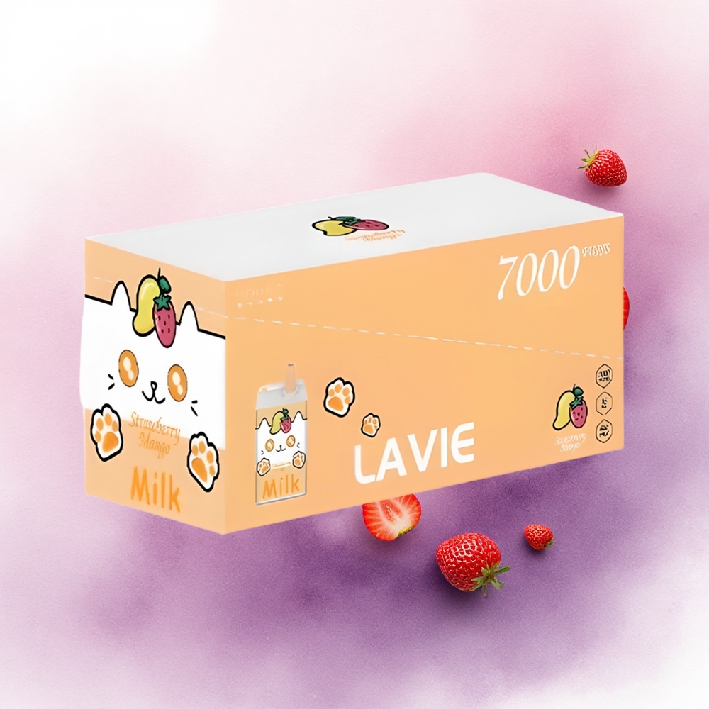 Lavie Milk 7000 Puffs Căpșuni Mango 16ML 600mAh